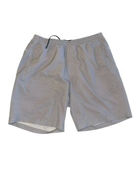 Birddogs Men’s Gym Shorts Heathered Grey with Navy Liner 9” Inseam XL